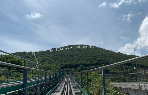 Roller coaster in Vinpearl Land Nha Trang